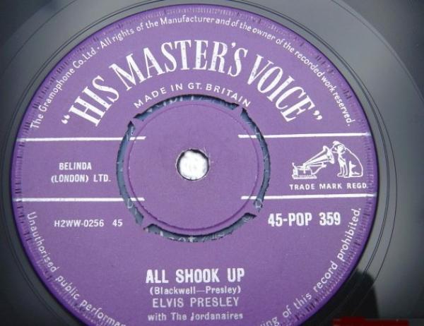 Elvis Presley, The Jordanaires - All Shook Up