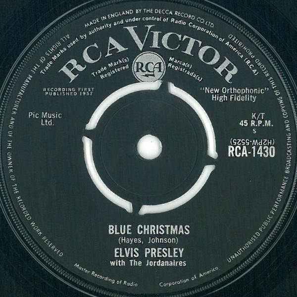 Elvis Presley, The Jordanaires - Blue Christmas