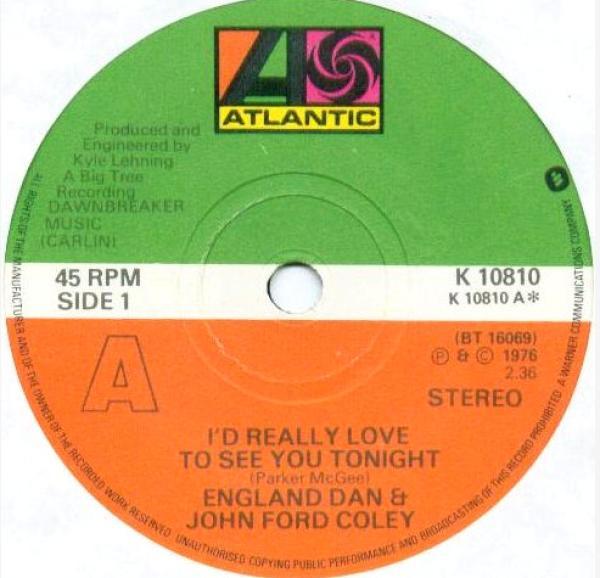 England Dan & John Ford Coley - I'd Really Love To See You Tonight