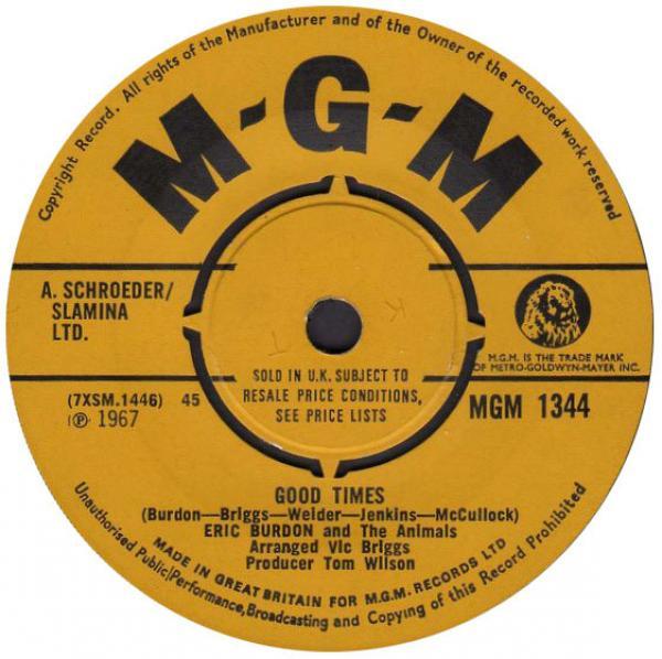 Eric Burdon & The Animals - Good Times