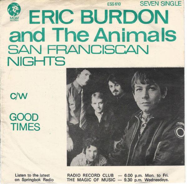 Eric Burdon & The Animals - San Franciscan Nights
