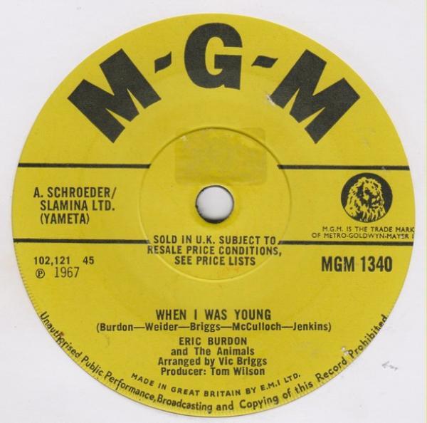 Eric Burdon & The Animals - When I Was Young