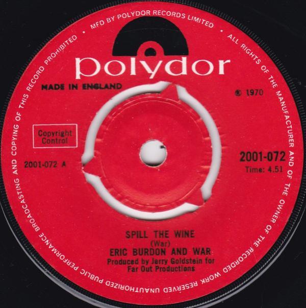 Eric Burdon & War - Spill The Wine