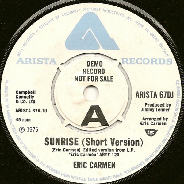 Eric Carmen - Sunrise