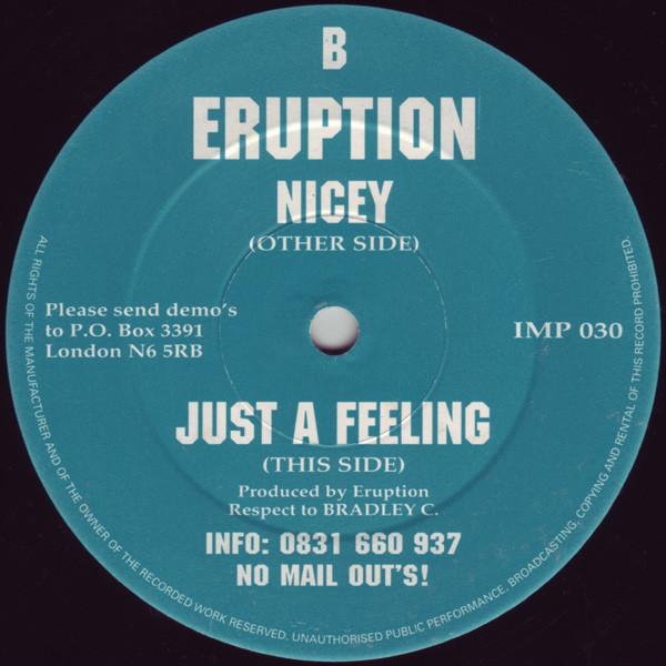 Eruption - Nicey / Just A Feeling