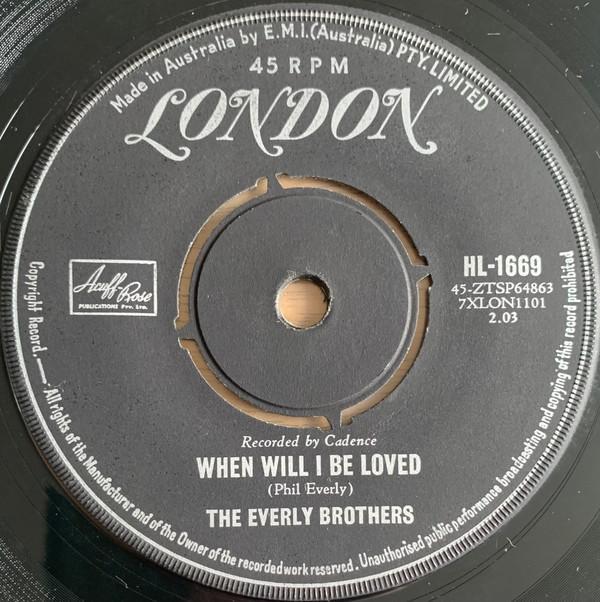 Everly Brothers - When Will I Be Loved / Be Bop A-Lula