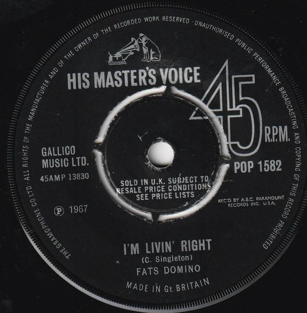 Fats Domino - I'm Livin' Right