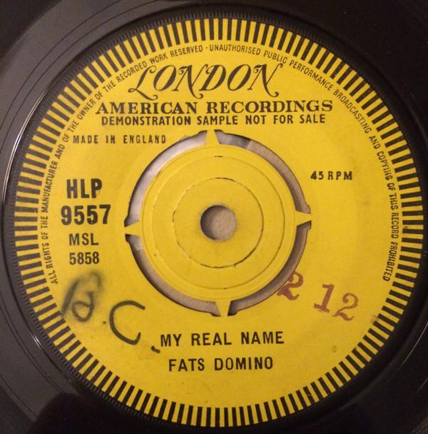 Fats Domino - My Real Name / My Heart Is Bleeding