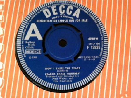 Fearns Brass Foundry - Now I Taste The Tears / Love, Sink And Drown