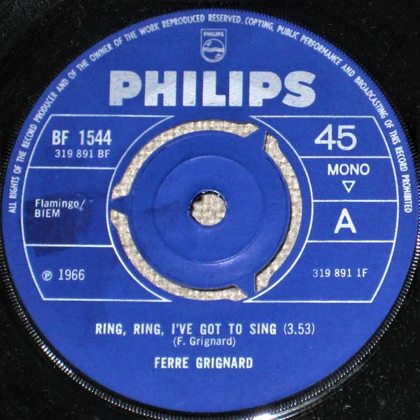 Ferre Grignard - Ring, Ring, I've Got To Sing