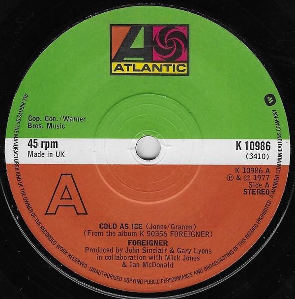 Foreigner - Cold As Ice