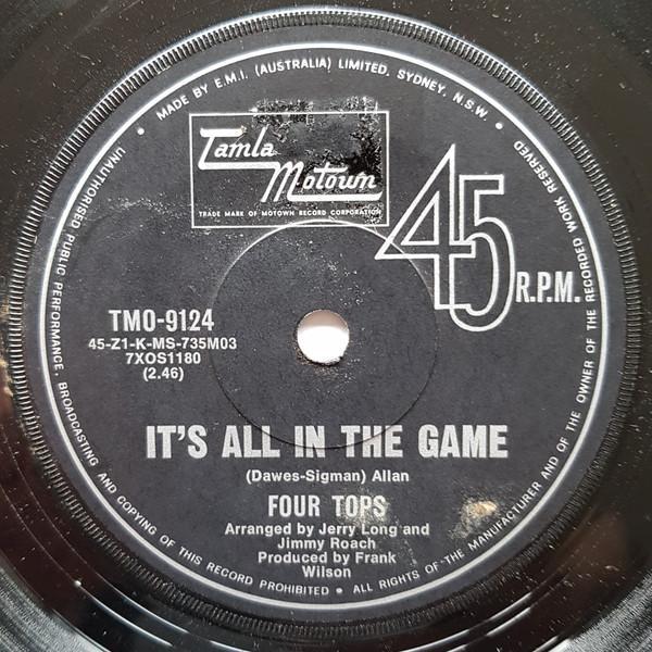 Four Tops - It's All In The Game / Love (Is The Answer)