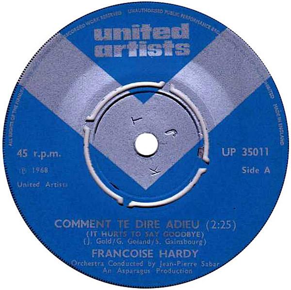 Françoise Hardy - Comment Te Dire Adieu / La Mer Les Étoiles Et Le Vent