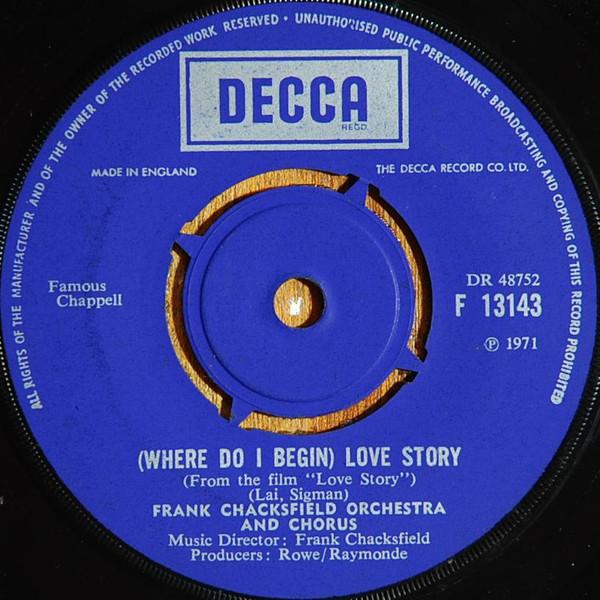Frank Chacksfield & His Orchestra, Frank Chacksfield And His Chorus - As Lovely As You Are / Love Story
