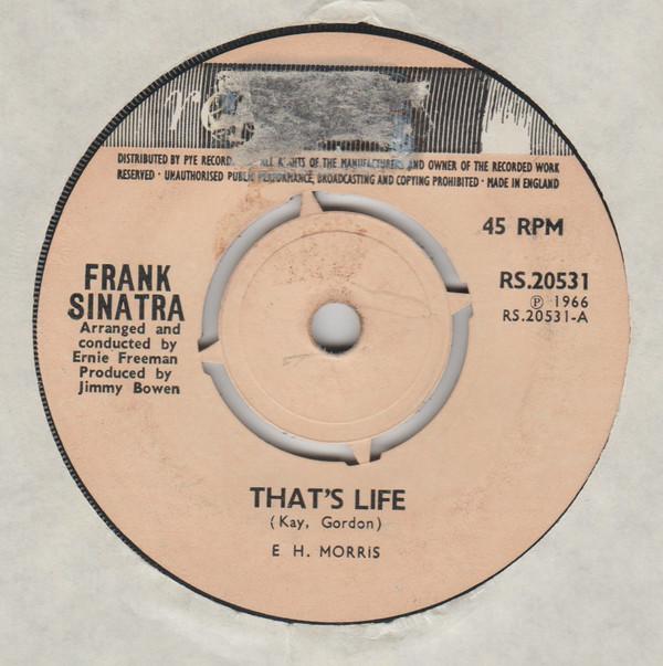 Frank Sinatra - That's Life / The September Of My Years