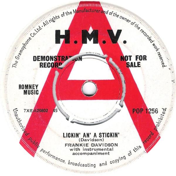 Frankie Davidson - Lickin' An' A Stickin'