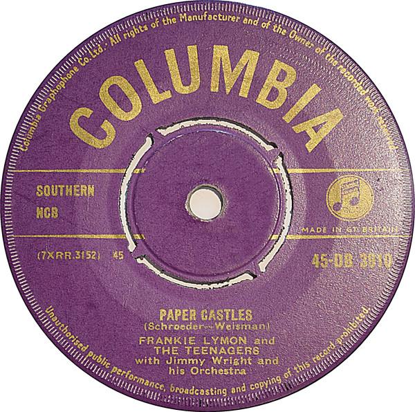 Frankie Lymon & The Teenagers, Jimmy Wright & His Orchestra - Paper Castles