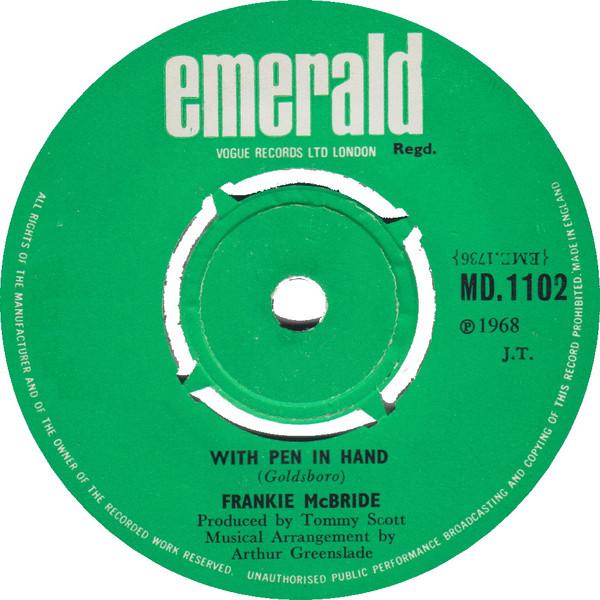 Frankie McBride - With Pen In Hand