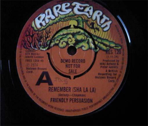 Friendly Persuasion - Remember (Sha La La)