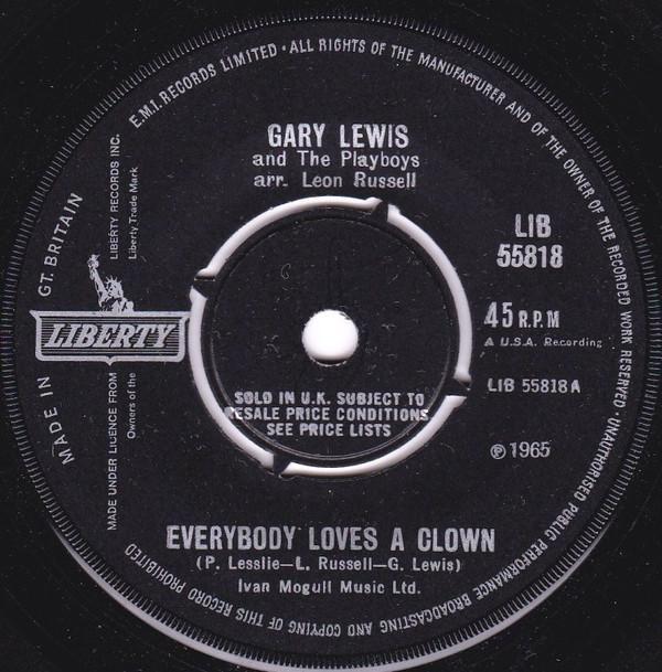Gary Lewis & The Playboys - Everybody Loves A Clown