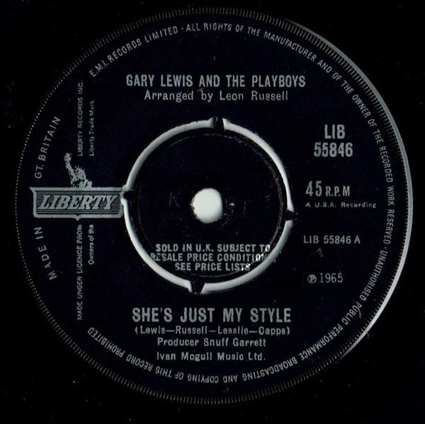 Gary Lewis & The Playboys - She's Just My Style