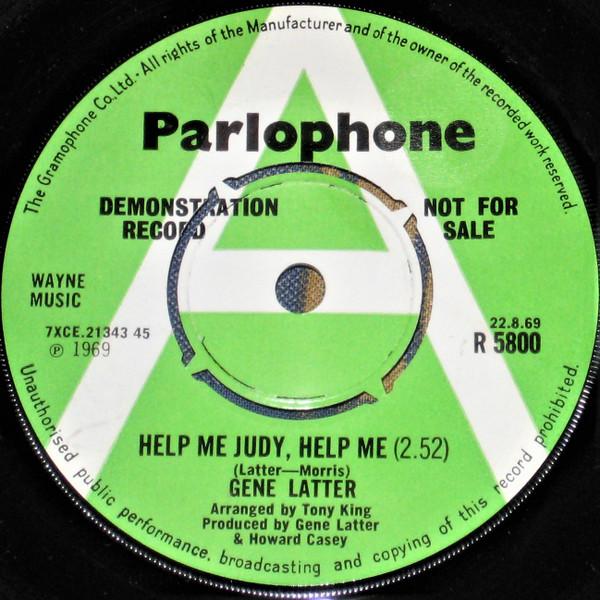 Gene Latter - Help Me Judy, Help Me