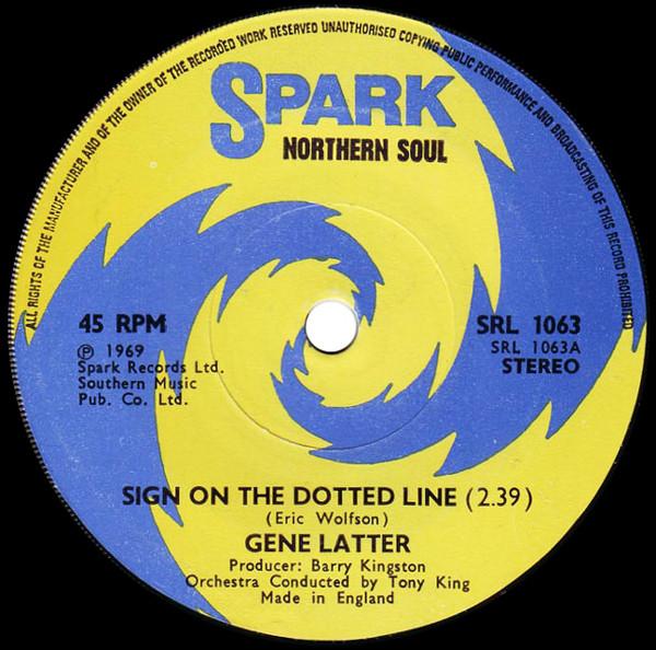 Gene Latter - Sign On The Dotted Line