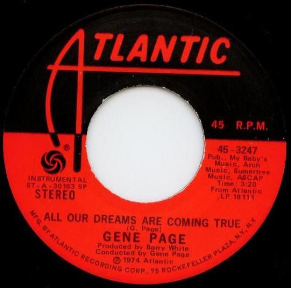 Gene Page - All Our Dreams Are Coming True