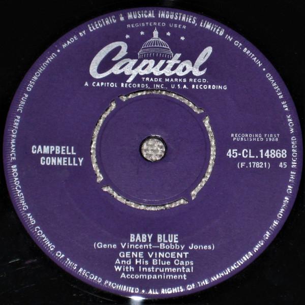 Gene Vincent & His Blue Caps - Baby Blue / True To You