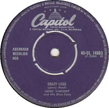 Gene Vincent & His Blue Caps - Crazy Legs