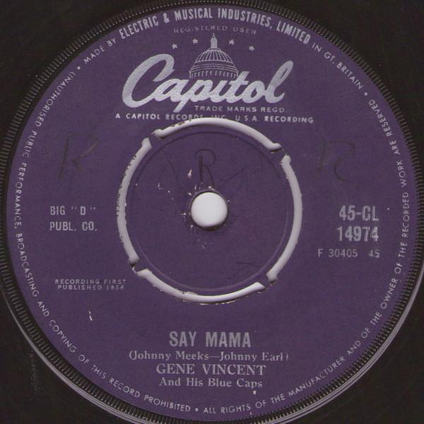 Gene Vincent & His Blue Caps - Say Mama