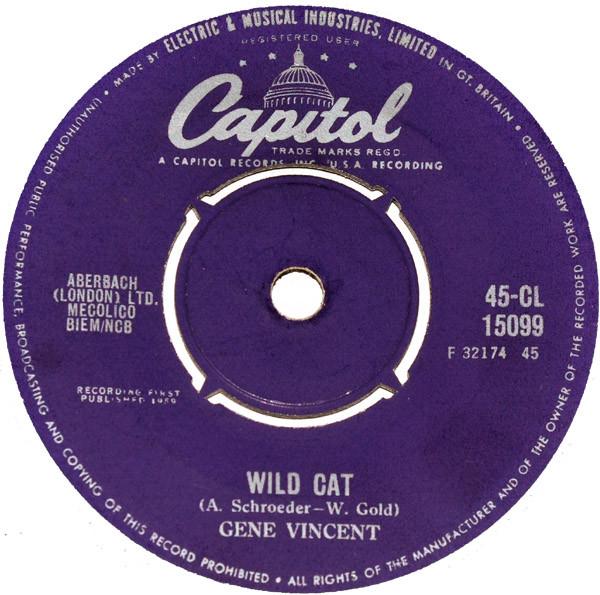 Gene Vincent - Wild Cat / Right Here On Earth
