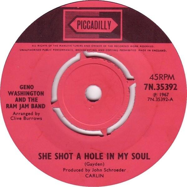 Geno Washington & The Ram Jam Band - She Shot A Hole In My Soul