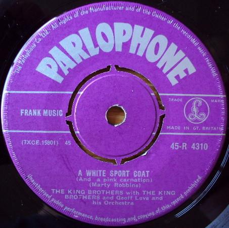 Geoff Love & His Orchestra, The King Brothers - A White Sport Coat (And A Pink Carnation)