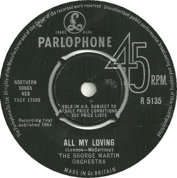 George Martin And His Orchestra - All My Loving