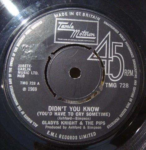 Gladys Knight And The Pips - Didn't You Know (You'd Have To Cry Sometime)