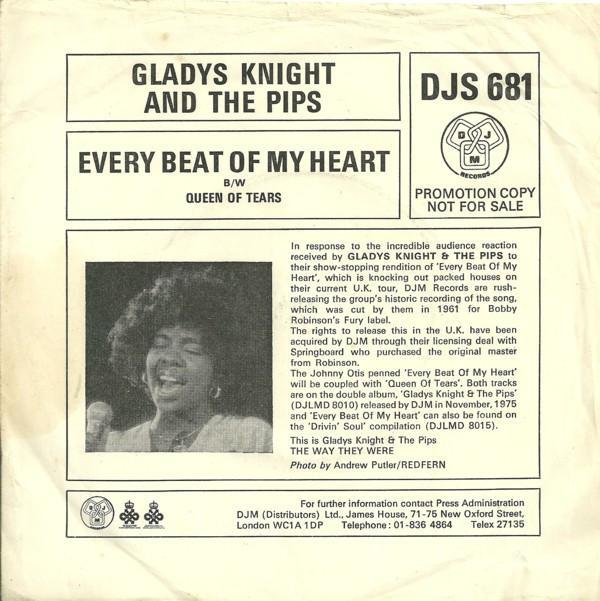 Gladys Knight And The Pips - Every Beat Of My Heart