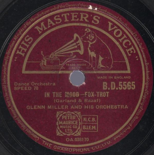 Glenn Miller And His Orchestra - In The Mood / Out Of Space