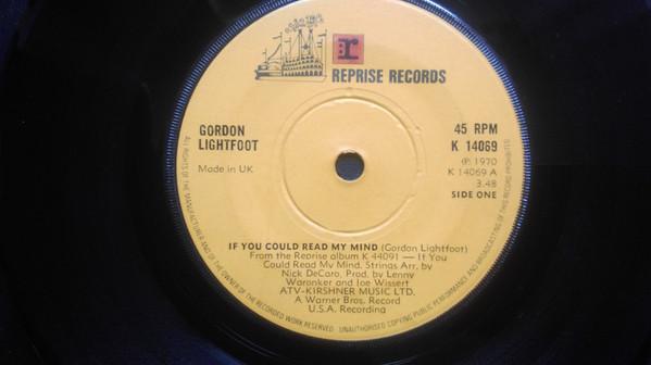 Gordon Lightfoot - If You Could Read My Mind / Poor Little Allison