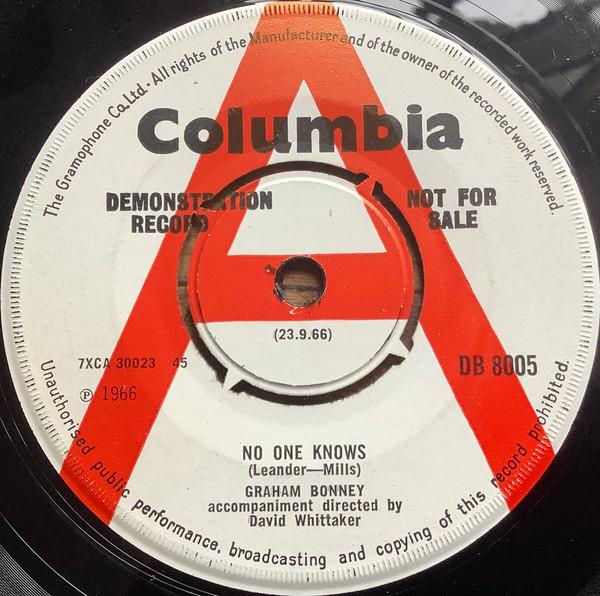 Graham Bonney - No One Knows