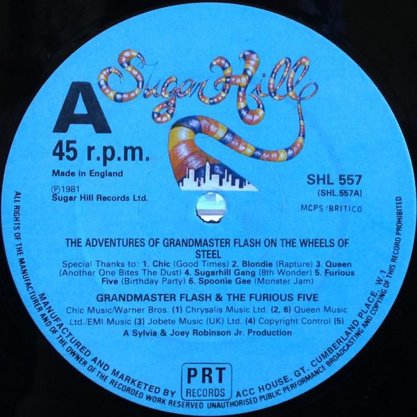 Grandmaster Flash & The Furious Five - The Adventures Of Grandmaster Flash On The Wheels Of Steel
