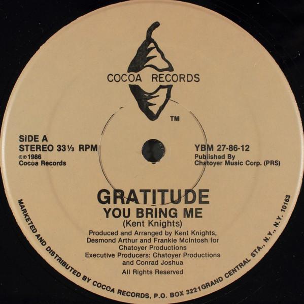 Gratitude (2) - You Bring Me