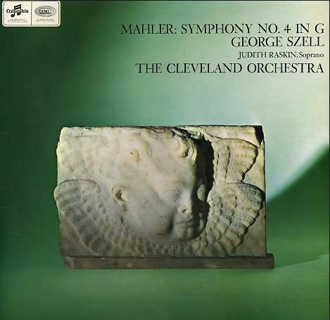 Gustav Mahler, Judith Raskin, George Szell, The Cleveland Orchestra - Symphony No. 4 In G