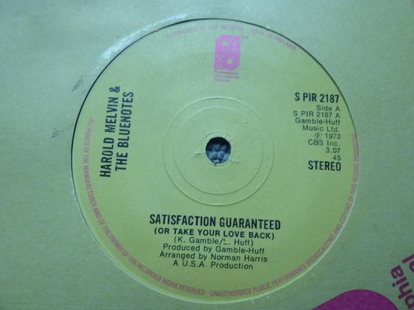 Harold Melvin And The Blue Notes - Satisfaction Guaranteed (Or Take Your Love Back)