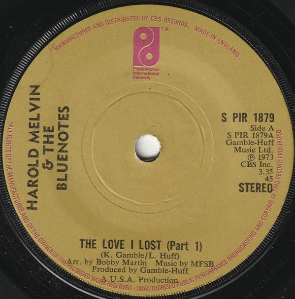 Harold Melvin And The Blue Notes - The Love I Lost (Part 1)