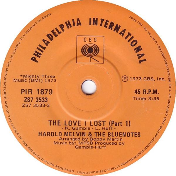 Harold Melvin And The Blue Notes - The Love I Lost (Parts 1 & 2)