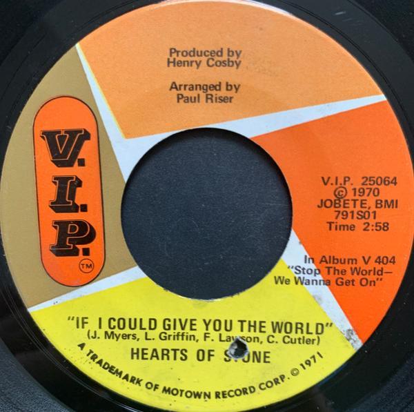 Hearts Of Stone - If I Could Give You The World