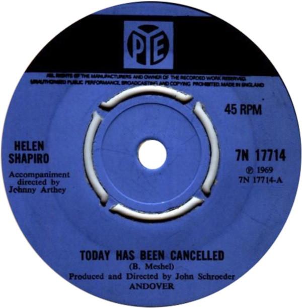Helen Shapiro - Today Has Been Cancelled