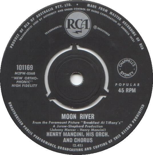 Henry Mancini And His Orchestra And Chorus - Moon River