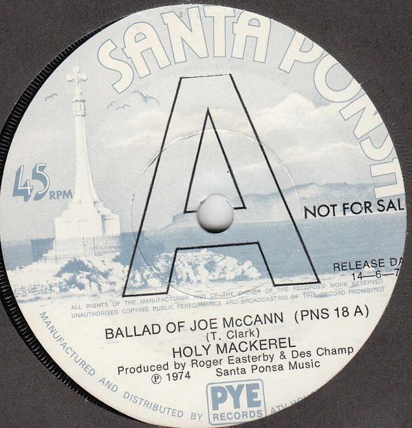 Holy Mackerel - Ballad Of Joe McCann